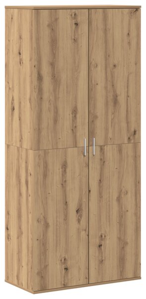 Highboard Kézműves Tölgy 80x39x178 cm Mérnöki Fa