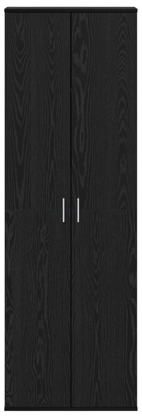 Fekete tölgy magas szekrény 60x35x180 cm Mérnöki fa