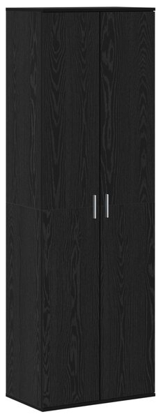 Fekete tölgy magas szekrény 60x35x180 cm Mérnöki fa
