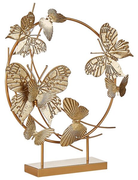Arany Pillangó Dekorfigura BERYLLIUM