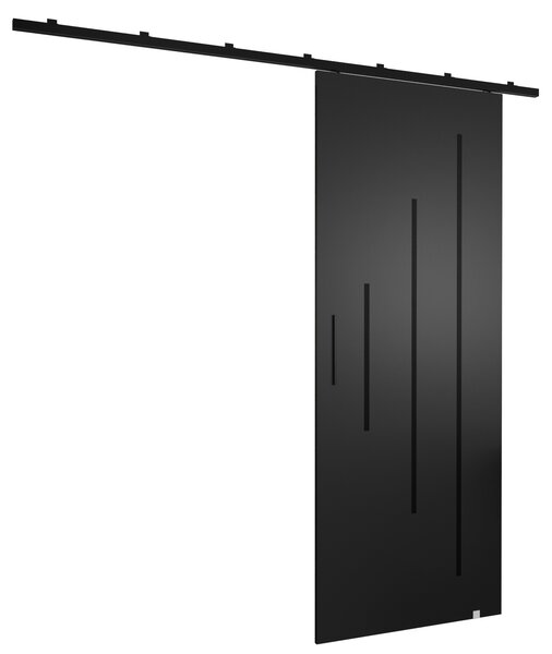 PERDITA 3 tolóajtó fekete foganytúval - 80 cm, fekete