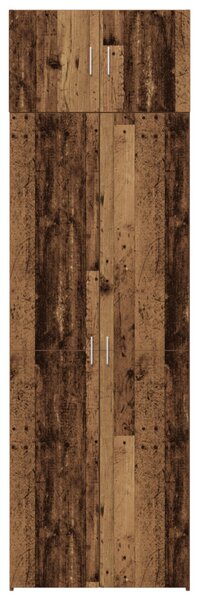 Tárolószekrény Régi Fa 70x42.5x225 cm Épített fa