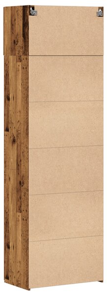 Tárolószekrény Régi Fa 70x42.5x225 cm Épített fa