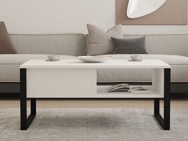 Hanah Home Devon Fehér Dohányzóasztal
