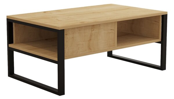 Hanah Home Coffee Table Sapphire Oak Devon Orta- Sapphire Oak