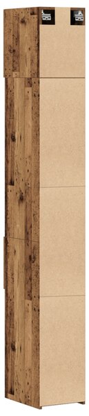 Tárolószekrény fiókkal 2 pcs Öreg fa 30 x 42,5 x 225 cm