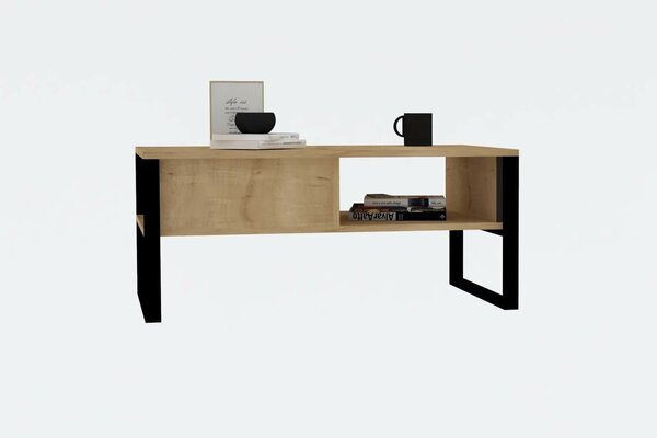Hanah Home Coffee Table Sapphire Oak Devon Orta- Sapphire Oak