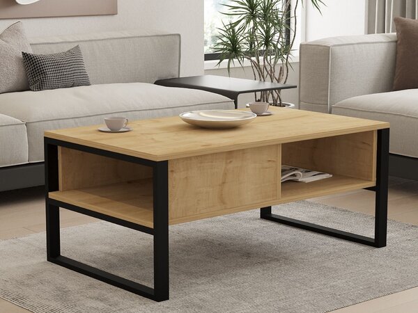 Hanah Home Coffee Table Sapphire Oak Devon Orta- Sapphire Oak