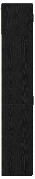 Tárolószekrény Fekete tölgy 70x42.5x225 cm Mérnöki Fa