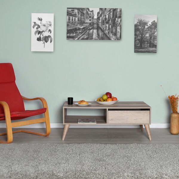 Hanah Home Dohányzóasztal Világos dió Shp-655-Tt-1