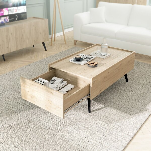 Hanah Home Dohányzóasztal, tölgy, Shp-701-Ff-1