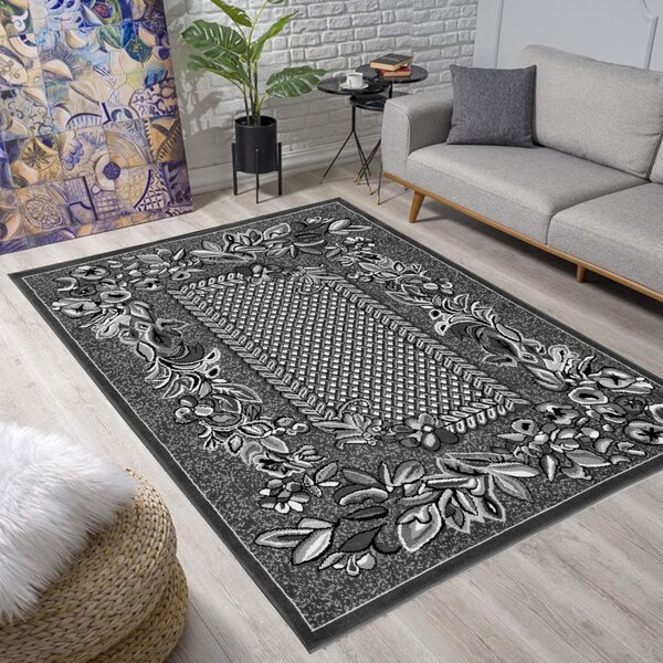 Mintás szőnyeg 250x350 cm LUKEN - szürke