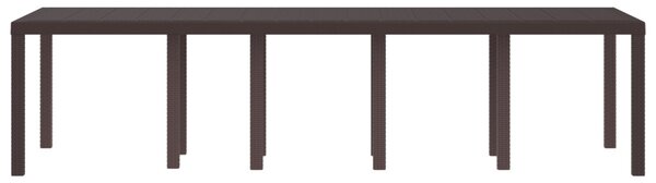 Kerti Asztal Barna 300 x 100 x 73 cm polirattan