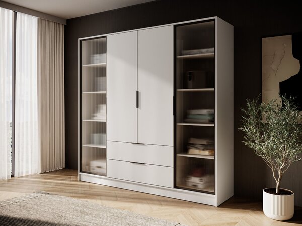 Kombinált gardrób 206 cm COSIMA - kasmír