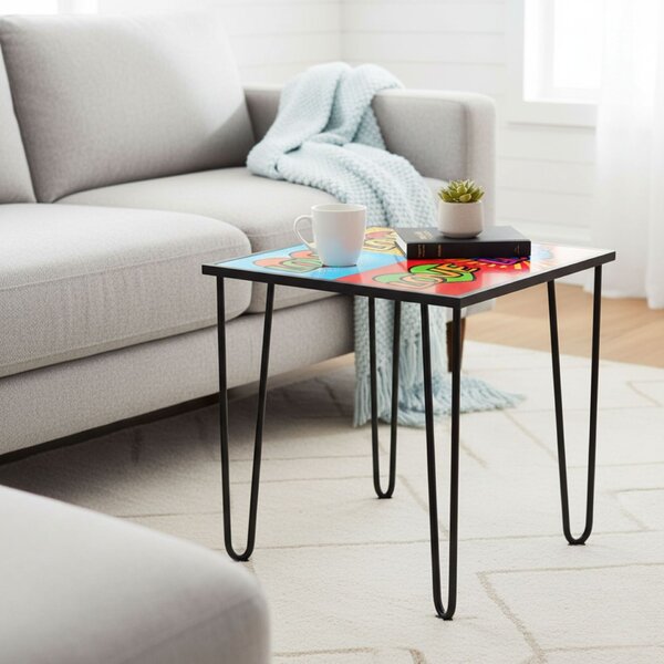 Hanah Home Többszínű dohányzóasztal Shb-032-A
