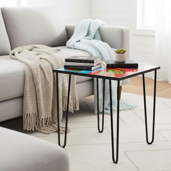 Hanah Home Többszínű dohányzóasztal Shb-032-A