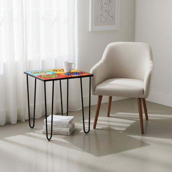Hanah Home Többszínű dohányzóasztal Shb-032-A