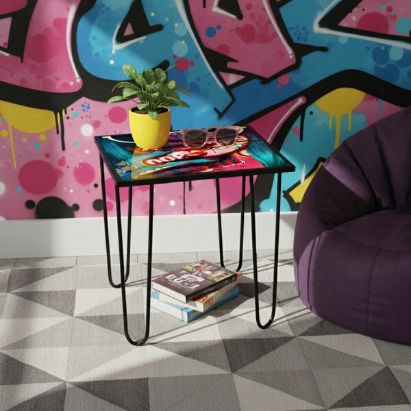 Hanah Home Többszínű Dohányzóasztal Shb-032-B