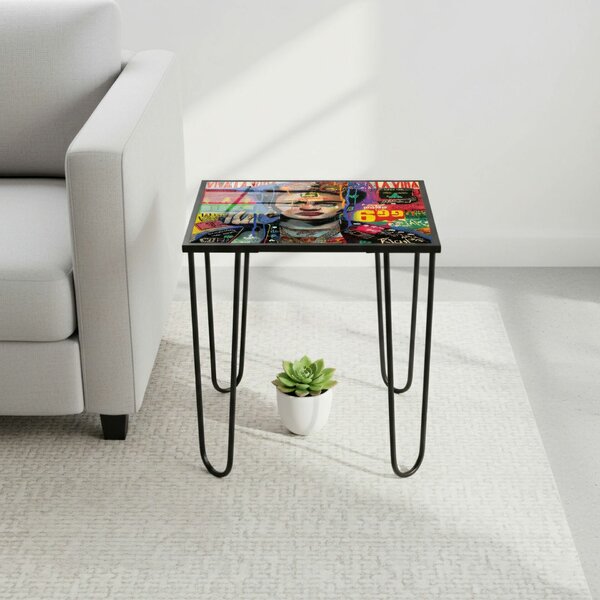 Hanah Home Többszínű Dohányzóasztal Shb-032-D
