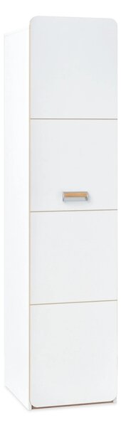 Keskeny gardrób 45 cm JOHELY - fehér / tölgy