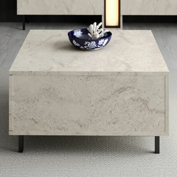 Hanah Home Travertine Paris dohányzóasztal - Travertin