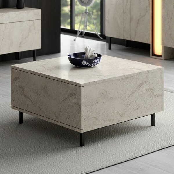 Hanah Home Travertine Paris dohányzóasztal - Travertin