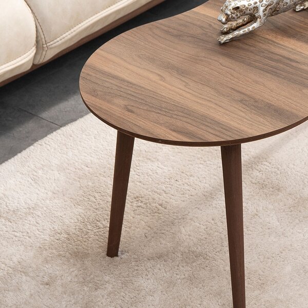 Hanah Home Dohányzóasztal Walnut Moon - Dió