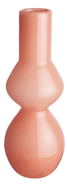 CANDY üveg váza, narancssárga 33 cm