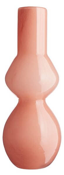 CANDY üveg váza, narancssárga 33 cm