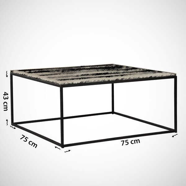 Hanah Home Coffee Table Sea Oak Poly - Sea Oak