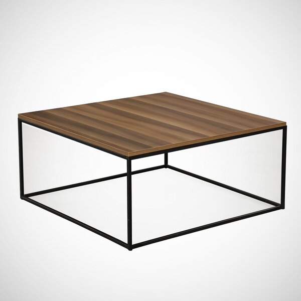 Hanah Home Coffee Table Walnut Poly - Walnut