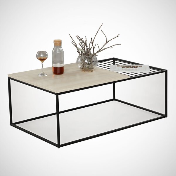Hanah Home Coffee Table Oak Zinus - Oak