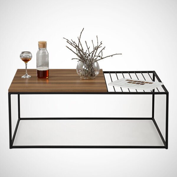 Hanah Home Coffee Table Walnut Zinus - Walnut