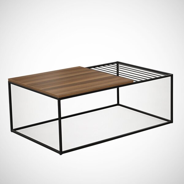 Hanah Home Coffee Table Walnut Zinus - Walnut