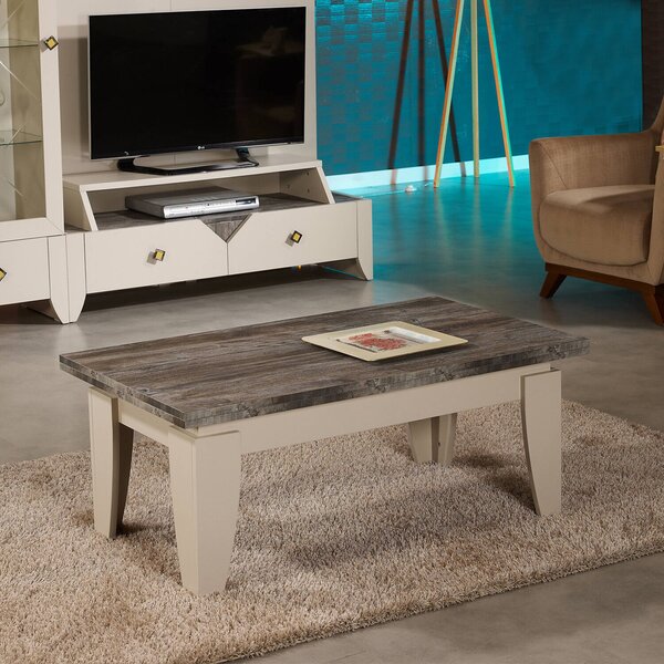 Hanah Home Lusso Bézs Dohányzóasztal