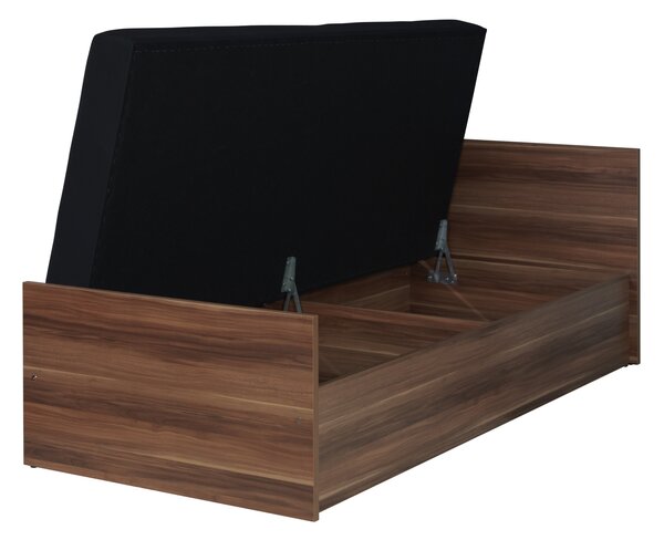 Egyszemélyes ágy tárolóval 80x200 MAKEL - gesztenye wenge