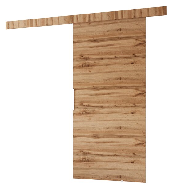 Tolóajtó falra szerelhető BARRET 1 - 86 cm, wotan tölgyfa