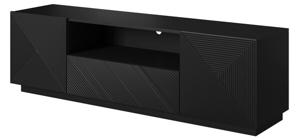 Asha TV-szekrény 167 cm - matt fekete