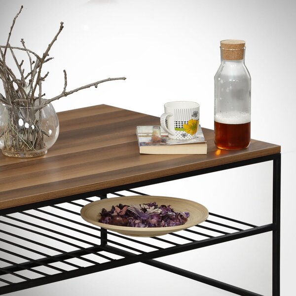 Hanah Home Dohányzóasztal Walnut Etna - Walnut