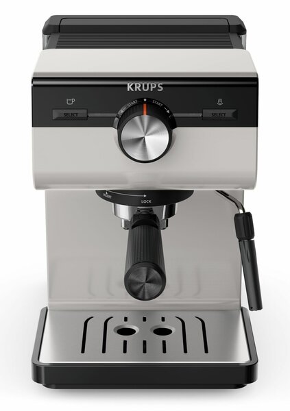 Krups xp381b10 authentic karos kávéfőző, szürke/fekete XP381B10