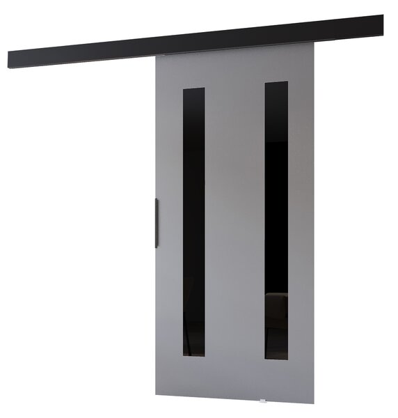 BARRET tolóajtó 18 - 76 cm, szürke / fekete
