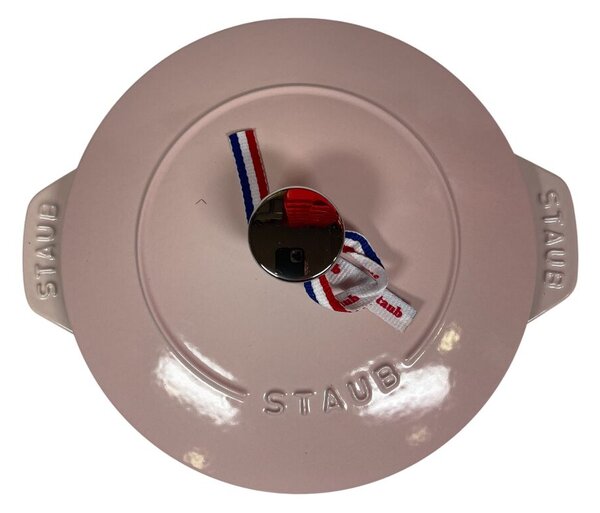 STAUB Öntöttvas főzőedény, zománcozott, 20 cm/3 liter, Cocotte Chistera kerek rózsaszín (54)