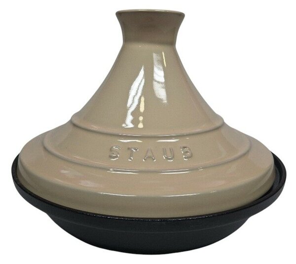 Staub Tajine sütőedény 28cm/ 2L Cream Ronde kerek - krém/fekete (114)