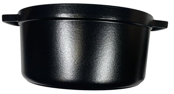 STAUB Cocotte Öntöttvas főzőedény, zománcozott, 30 cm/8,35 liter, Cocotte Ronde kerek, Matt Fekete (68)