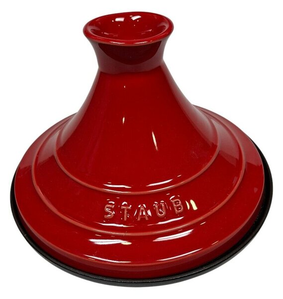 Staub Tajine sütőedény 28cm/ 2L Cerise Ronde kerek - cseresznye/fekete (116)