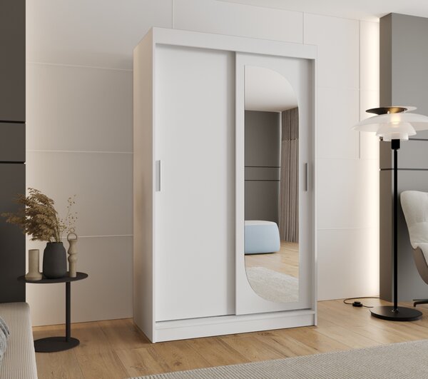 Gardróbszekrény 120 cm CEYDA - fehér