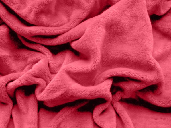 Mikroplüss lepedő SOFT 90x200 cm piros