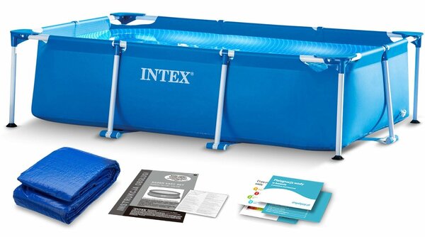 Intex Rack kerti medence 260 x 160 x 65 cm 2 az 1-ben szett 28271
