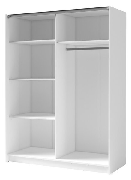 Széles gardrób 180 cm LORICA - fehér