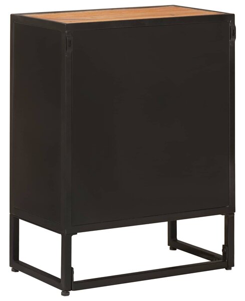 VidaXL Széf 53 x 30 x 70 cm Tömör Mangófa és Műszaki Fa